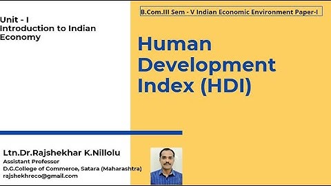 Human Development Index (HDI) Part  2