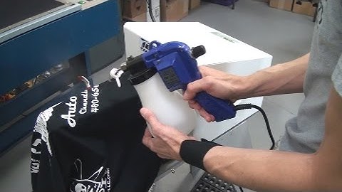 How To Screen Print: The Tekmar Table Top Spot Cleaning Station
