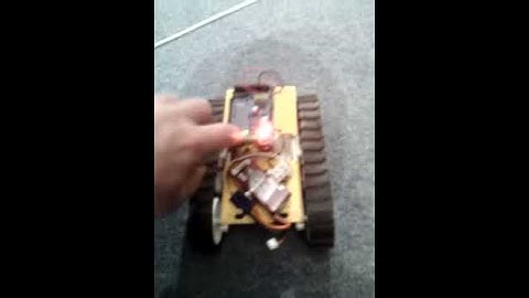 Arduino Due caterpillar robot, unplanned backward roll high in the air ...