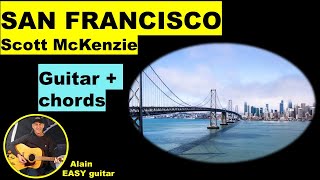Video thumbnail of "SAN FRANCISCO / guitar + chords + lyrics"