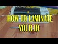 ID LAMINATING | BASIC TUTORIAL