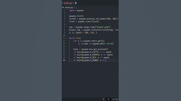 Move a Sprite in Pygame