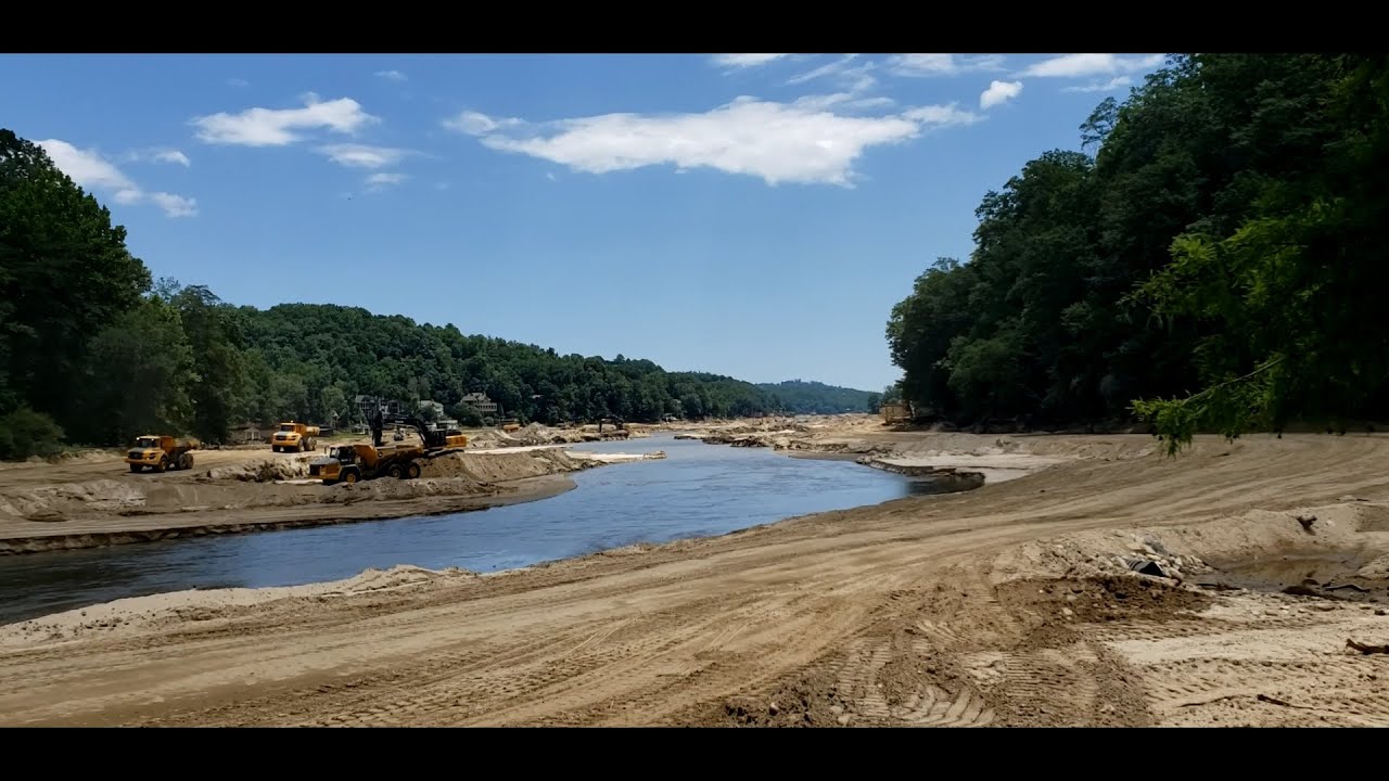 Lake Lure North Carolina after Hurricane Helene
