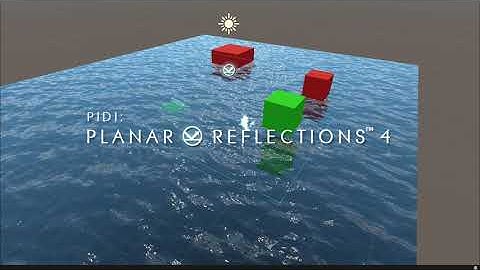 PIDI Planar Reflections  4 :  URP Edition