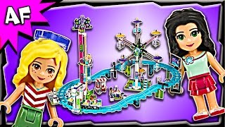 Lego Friends AMUSEMENT PARK Roller Coaster 41130 Stop Motion Build Review