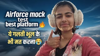 Airforce 1/2027 Mock Test Best Platform  x/y group 🔥 | Ye Galti Mat Karna 😱सच्चाई  screenshot 1