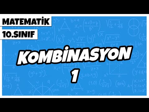 10. Sınıf Matematik - Kombinasyon -1 | 2022