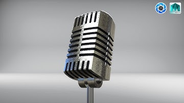 Texturing a Vintage Microphone in Maya : Part 2 of 2
