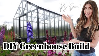 DIY Modern Greenhouse Build / Building My Dream Greenhouse using 2x4s