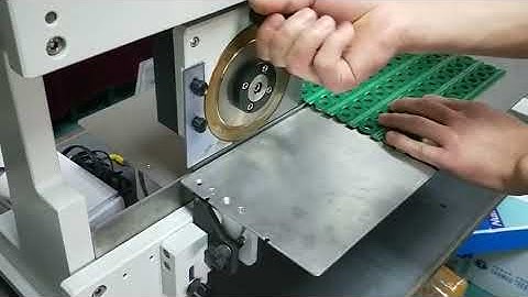 Manual PCB Depaneling Machine Adjustable With Circular Blade