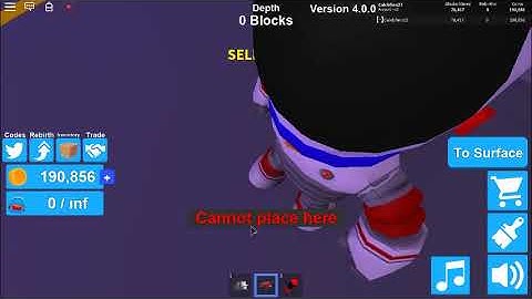 Roblox Mining Simulator How to get into the space place