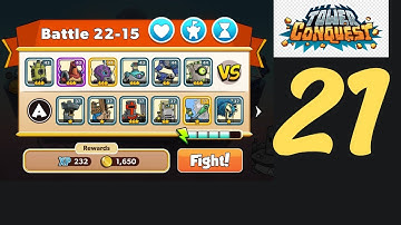 TOWER DEFENS/TOWER CONQUEST Offline:Gameplay Walkthrough Squad A&BC(ios, Android)