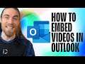 How to embed in outlook email 2024