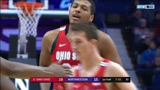 (NCAAM) #22 Ohio State Buckeyes at Northwestern Wildcats in 40 Minutes (1/17/18)