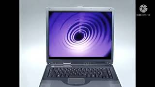Intel Inside Logo With Compaq Presario Laptop 2003