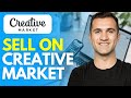 How to sell on creative market 2024 create shop on creative market