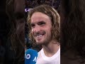 Stefanos Tsitsipas invites Margot Robbie to watch him play!
