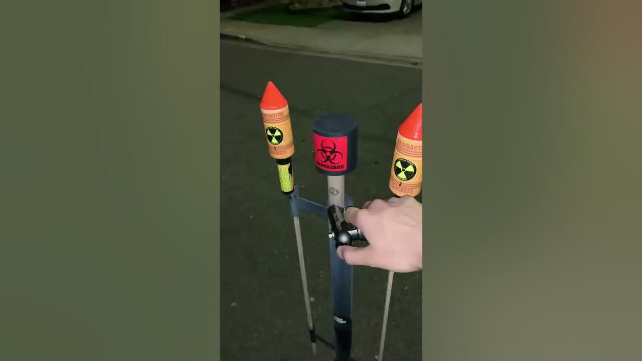 Biohazard rocket firework ☣️