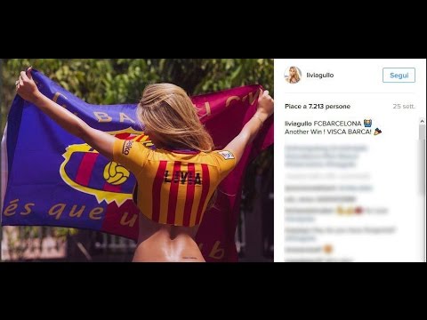 Gli scatti Hot della tifosa del Barca che ha fatto impazzire Messi e Neymar