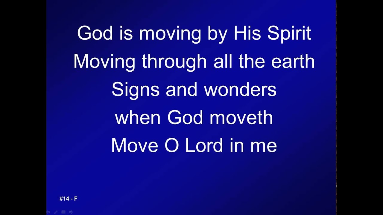 014 God is moving by His Spirit A&V YouTube