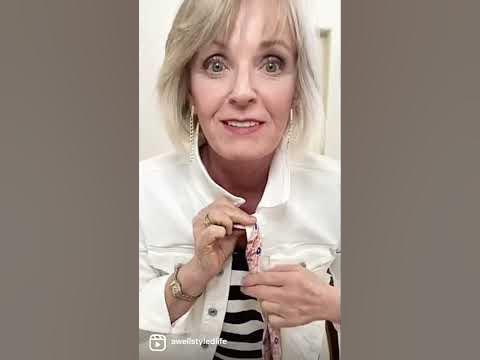 HOW TO STYLE A DENIM JACKET WITH A SCARF - YouTube