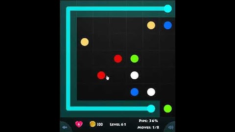 flow game facebook - beginners pack level 61 Connect the dots