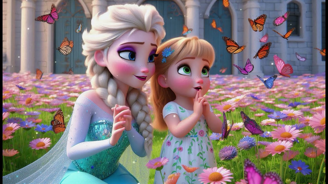 Snowflakes and Sweet Flowers | Elsa and Her Daughter’s Winter Chase!