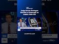 Judge blocks Pentagon blacklist of Anthropic as supply chain risk