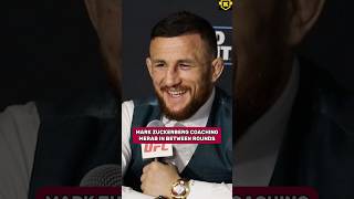 Mark Zuckerberg was COACHING Merab in between rounds at #UFC320