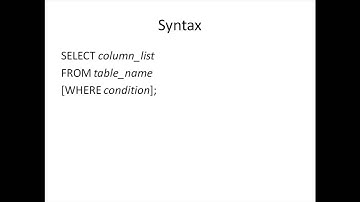SQL Tutorial - 19: The WHERE Clause