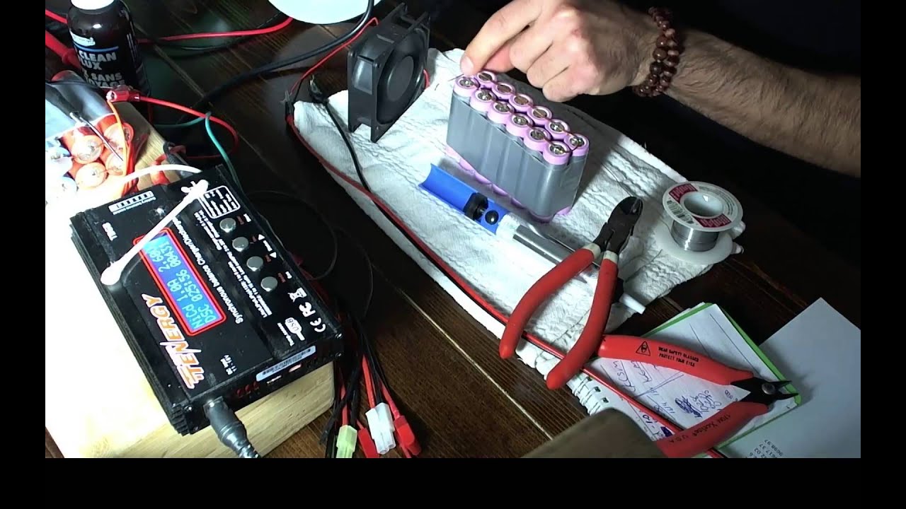 Soldering 18650 batteries How to DIY YouTube