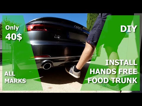 Hands free foot trunk - Ouverture de coffre pied -DIY- All Marks- Audi A3 A4 A5 A6 A7 Q2 Q3 Q5 Q7