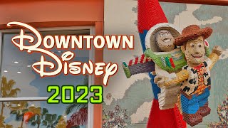 Downtown Disney 2023 - Walkthrough, World of Disney & Disney100 Celebration [4K POV]
