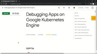Debugging Apps on Google Kubernetes Engine | GSP736 | Solution