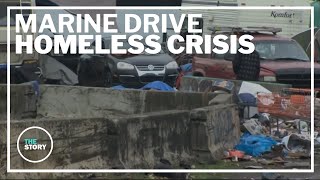 Portland’s homeless crisis worsens along Marine Drive