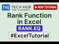 Lec-30: Excel RANK Function Explained with Real-Life Examples | Tech Hub for Students