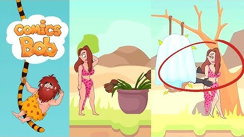 COMICS BOB : Level 1 (Gameplay)- Adult game not for kids 18+ Only -  Puzzle Riddle Android IOS Games