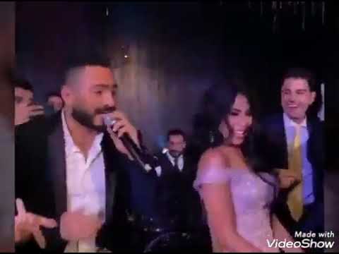 دويتو غنائى بين تامر حسنى وروبى فى فرح نهلة مدحت شلبى بنت الكابتن مدحت شلبى