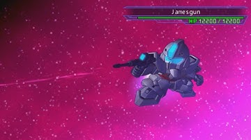 SD Gundam G Generation Overworld - Javelin, Jamesgun and Zoloat Attacks