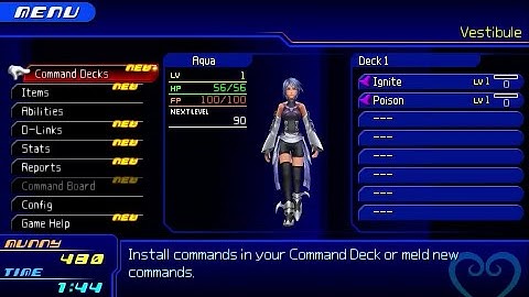 KH Birth By Sleep - Aqua LV1CM - Zack (No Damage)