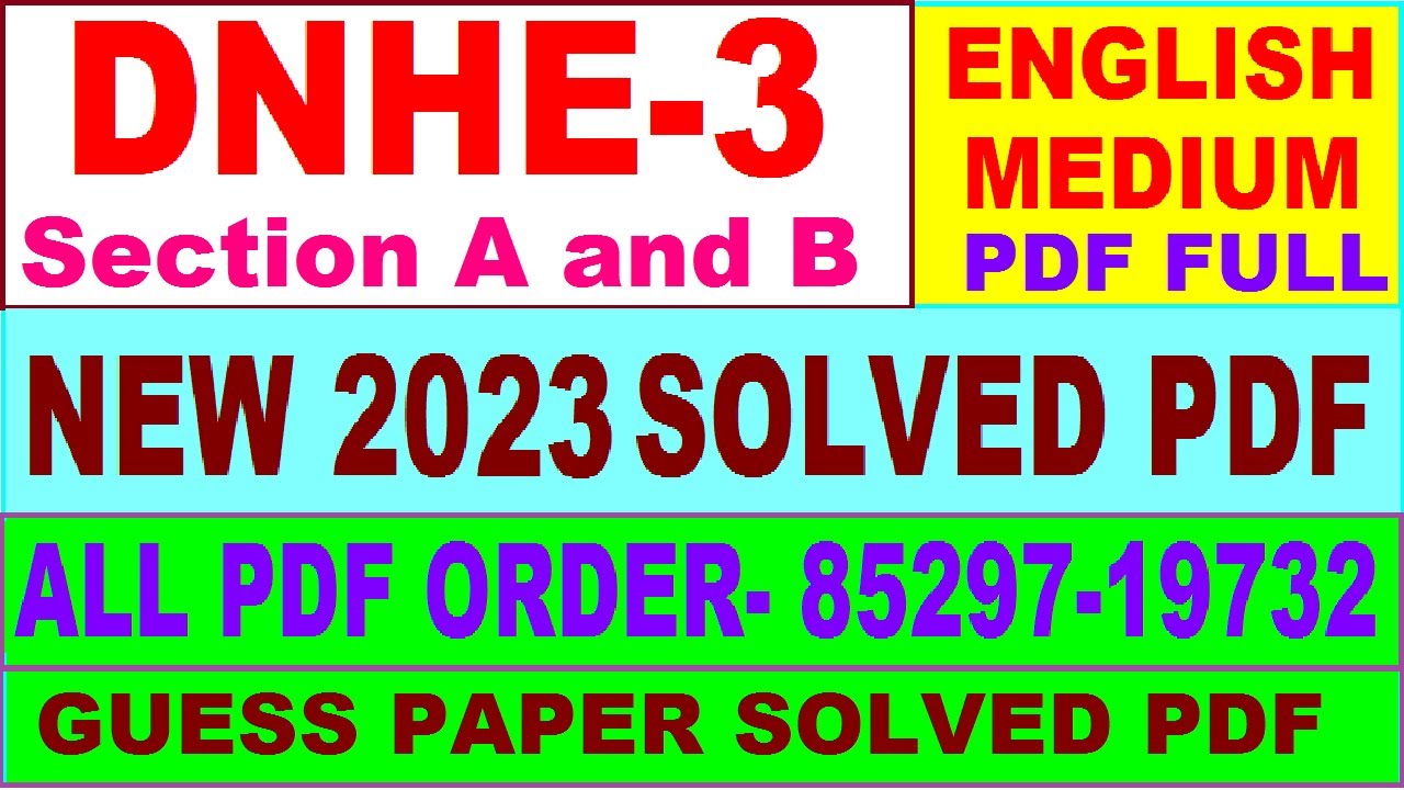 dnhe assignment answers 2023
