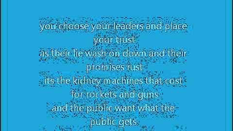 Going Underground Lyric Video version - Lyric Video performance video thumbnail