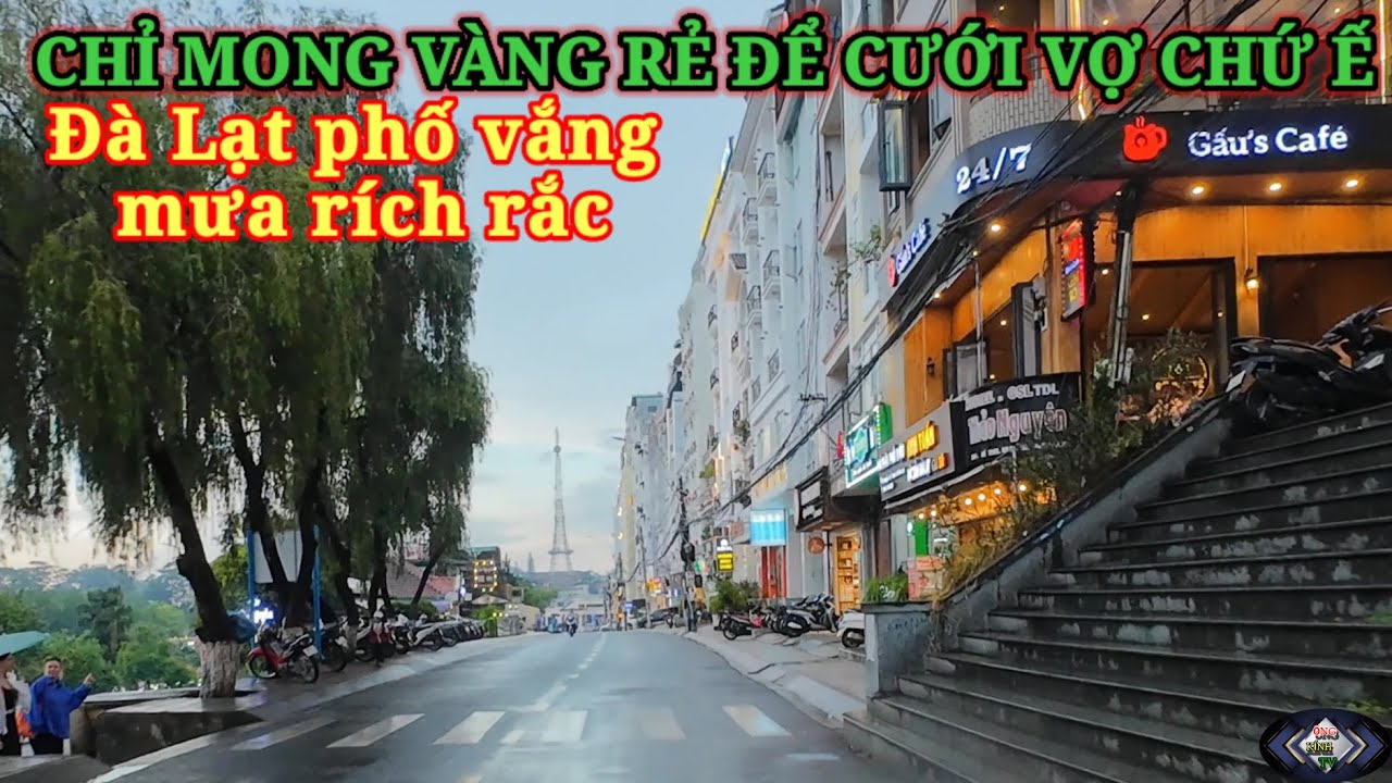 CHỈ MONG VÀNG RẺ ĐỂ CƯỚI VỢ CHỨ Ế NHƯ CHƠI! ĐÀ LẠT PHỐ VẮNG MƯA RÍCH ...