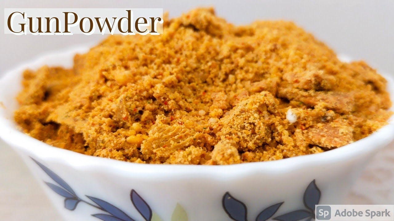 GunPowder Podi Masala South Indian GunPowder YouTube