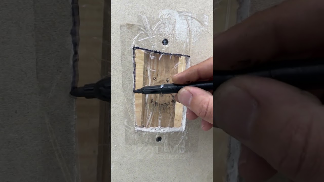 Fast and genius  #drywall #repair #diy #tools #workshop #construction #creativehack