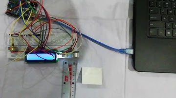 Distance Measurement through ultrasonic sensor and arduino