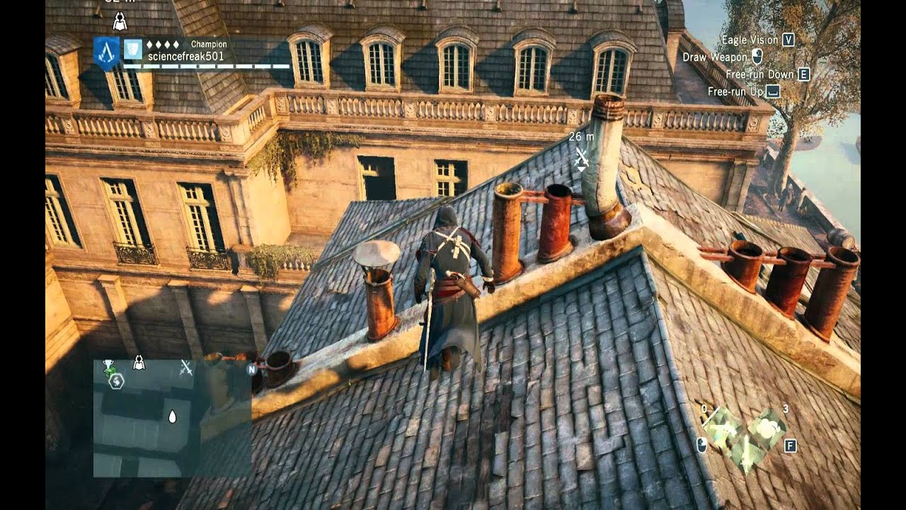 assasins creed unity pc parkour tips