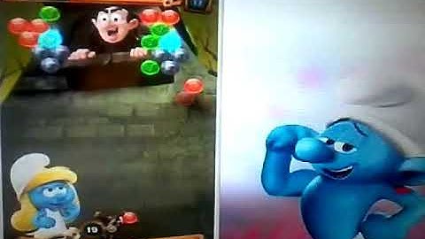 Smurfs Bubble Story app