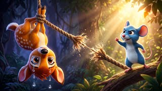 Milo the Rat🙈Ep-7..🙈A Tiny Mouse Saved a Baby Deer From a Hunter's Trap! 🦌😢 |