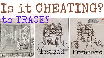 Is it CHEATING to TRACE in art?